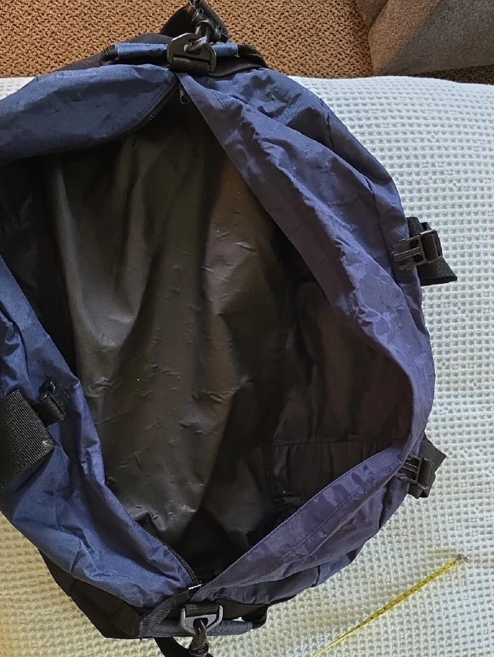 L.L. Bean Navy and Black Adventure Duffel Bag Large Unisex